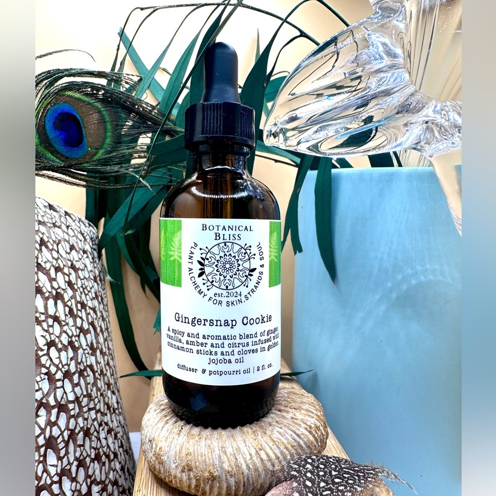 🧘‍♀️🕉️ Handcrafted Gingersnap Cookie Diffuser Essential Oil 2 fl oz❣️